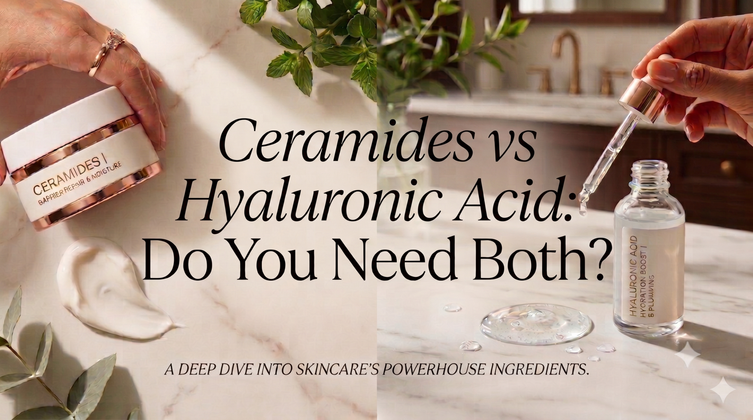 Ceramides vs Hyaluronic Acid: Do You Need Both?